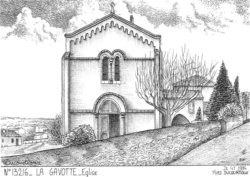 N 13216 - LA GAVOTTE - église